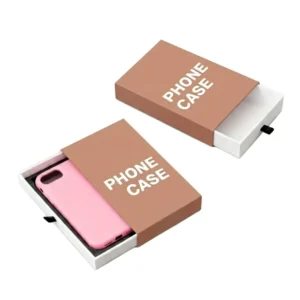 Manufacturer Smartphone and USB Electronics Foldable Brown Kraft Paper Drawer Box