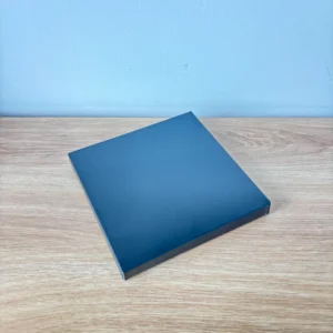Matte Black Rigid Paper Box with Magnetic Closure for Document Storage and Presentation Packaging