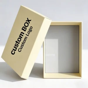 Matte Rigid Paper Two-Piece Gift Box Custom Logo