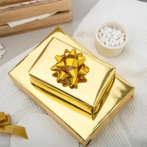 Metallic Laminated Foldable Paper for Confectionery Gift Wrapping