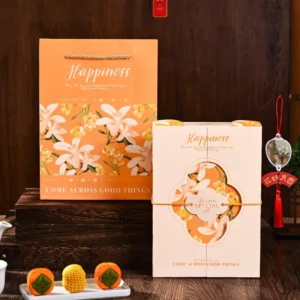 Mid-Autumn Festival Mooncake Gift Paper Box, White Cardboard