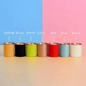 Mini Kraft Paper Tube Canister, Custom Cardboard Box Packaging