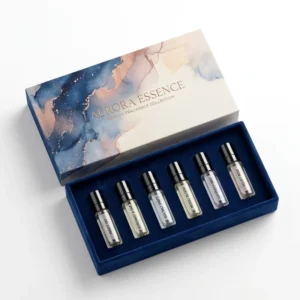 Mini Perfume Sampler Box with 3ml, 5ml and 10ml Glass Bottle Set