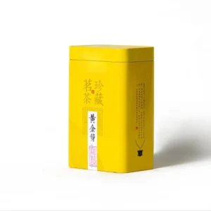 Mini Rectangular Sealed Metal Tea Tin and Tinplate Food Packaging Box for Tea or Candy