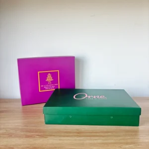 Minimalist Rigid Paper Box with Custom Printing for Confectionery Gift Packaging and Special Occasion Use
