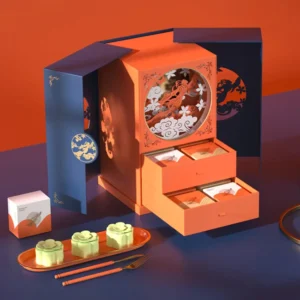 Modern Magnetic Mooncake Gift Box Set