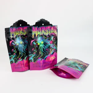 Moisture-Proof Heat-Seal Laminated PE Die-Cut Custom-Shape Printed Stand-Up Pouch for Snack, Tea, and Gift Packaging