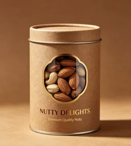 Moisture Proof Sealed Kraft Paper Tube Dry Food and Tea Packaging Specialty Paper for Uncoated Dry Goods Kraft Paper Canister