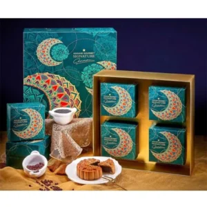 Mooncake Biscuit Cookie Packing Paper Gift Box for Mid-Autumn Festival