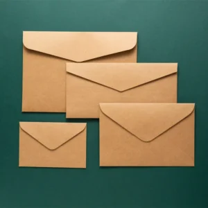 Multi-Color Kraft Paper Envelopes Custom Logo 6×9 9×12 10x13in Self-Adhesive Business Envelope