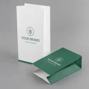 Multi-Purpose Durable Biodegradable Snack and Lunch Bags for Cafes and Delis, Recyclable Eco Paper