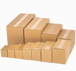 Multi-Size Eco-Friendly Kraft Corrugated Carton Folding Clothing Packaging Box