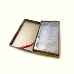 NT-10 Mooncake Gift Paper Box with Plastic Blister Pack Tray