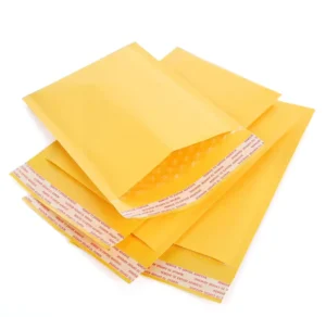 Natural Kraft Padded Waterproof Self-Adhesive Bubble Mailer Envelope for Courier Use