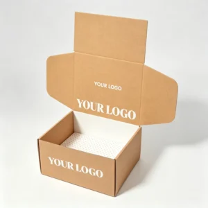 Natural Kraft Paper Folding Carton Box for Mailing, Shipping, and Gifts with Custom Logo