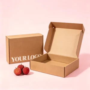 Natural Kraft Paper Folding Shipping Mailer Carton Box Gift Box Custom Logo