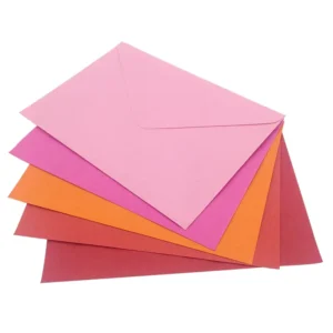 Neon Paper Invitation Envelopes for Business and Greeting Cards