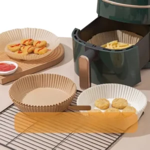 Non-Stick Disposable Parchment Paper Liners for Air Fryer, Oil-Proof and Water-Resistant, for Baking and Oil-Frying