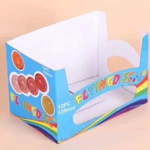 OEM Custom Corrugated Counter Display Box Retail Cardboard PDQ Display Packaging with Logo