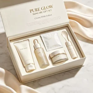 OEM Custom Rigid Cosmetic Gift Box with Eco-Friendly Cardboard Packaging