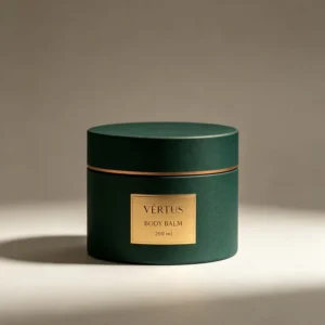 OEM Kraft Cardboard Cylinder Canister Custom Logo Round Paper Tube for Tea Candle Cosmetic Packaging