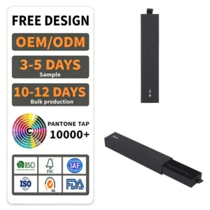 OEM Long Sliding Drawer Box, Rigid Packaging for Pen, Bracelet, Necklace, and Jewelry Gifts