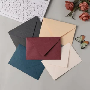 OEM ODM Custom Deluxe Paper Envelopes for Wedding Gift Wrapping Envelopes with Self Seal Closure for Business Mail