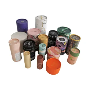 OEM ODM Custom Tube Paper Box Cylindrical Box Cardboard Lid Box