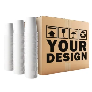 OEM ODM Logo Printed Paper Coffee Cup for Supermarket, Home, and Party Use