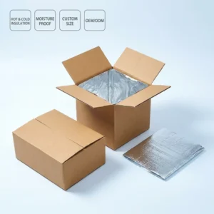 OEM Printed Corrugated Kraft Carton Boxes for Retail Products and E-Commerce Shipping