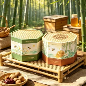 Octagon Gift Box Set with Full Color Printing for Tea and Dry Food Gifts
