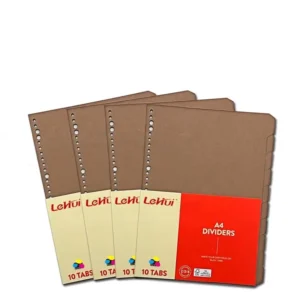 Office A4 10 Tabs Eco-Friendly High Quality Laminated Color Index Folder Index Paper Dividers