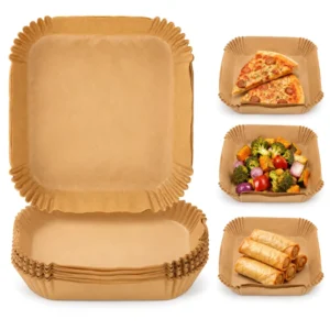 Oilproof Nonstick Air Fryer Parchment Baking Paper Liner for Barbecue, Oven, Frying, and Steaming