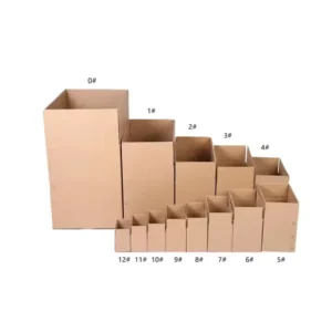 Outer Carton, Small and Large Size Cardboard Corrugated Boxes, Flat-Packed for Small Business