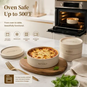 Oven-Safe Cylinder Container for Cookies, Biscuits, and Basque Cheesecake