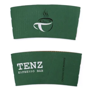 PE-Coated Disposable Paper Cup Set 100% Virgin Pulp Flexo Printed Biodegradable for Hot/Cold Drinks