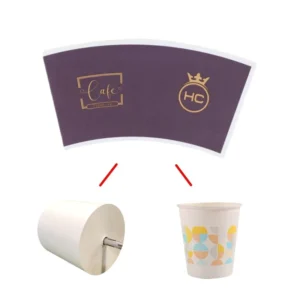 PE-Coated Single-Side Waterproof Paper Cup for Coffee, Tea, and Juice Packaging with Custom Color Printing and Logo