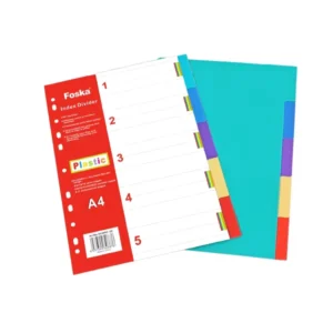 PP A4 Assorted Color Index Divider