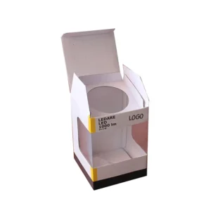 PVC Window Foldable Paper Lighting Box