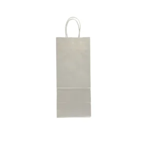 Paper Bag with Handles, Custom Printed Your Own Logo for Restaurant Catering Food Take Out Takeaway Togo Packaging, Kraft Brown