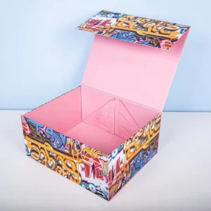 Paper Box Manufacturer Portable Rigid Foldable Gift Packaging Box with Magnetic Closure