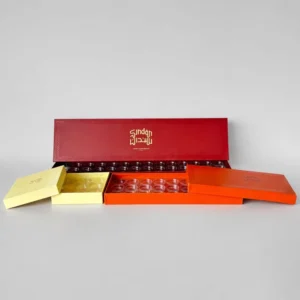 Paper Boxes with Clear Insert for Lip Balm Cosmetic Sets Gift Packaging