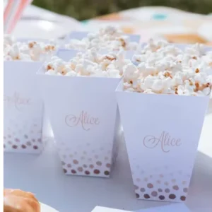 Paper Candy and Popcorn Packaging Box for Kids Birthday Christmas Wedding Party Decor
