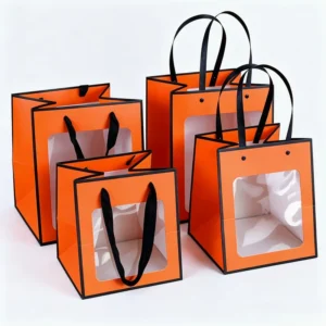 Paper Cardboard Packaging Box with PVC Window