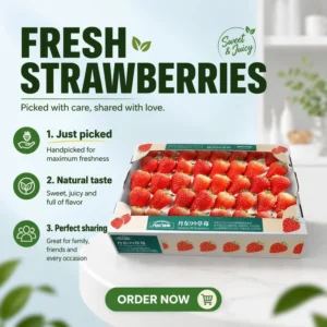 Paper Carton Custom Corrugated Box Solid Box Fruit Carton Folding Box Branded Carton