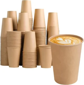 Paper Cup Double Walls Paper Coffee Cups for Hot Drinks Custom Printed Disposable Paper Coffee Cup