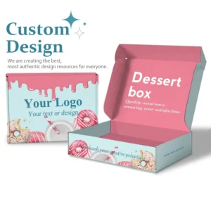 Paper Donut Box Custom Design Chocolate Doughnut Gift Boxes With Logo
