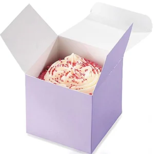 Paper Fast Food Packaging Boxes Cake Boxes Factory Production Oil-Proof Food Packaging Box