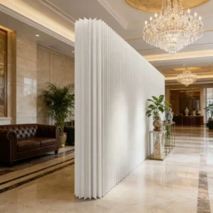 Paper Folding Partition Wall Home Background Wall Screen Divider Stretchable Multifunctional Art Design Custom Colors Available
