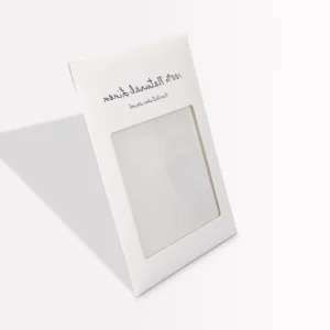 Paper Gift Bag with PVC Window and Full-Color CMYK Printing